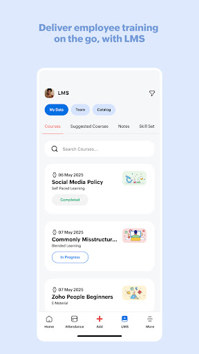Zoho People - HR Management ekran görüntüsü