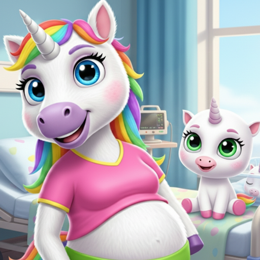 Unicorn Mommy & Baby Simulator