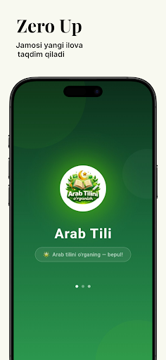 Arab Tilini o'rganish ekran görüntüsü