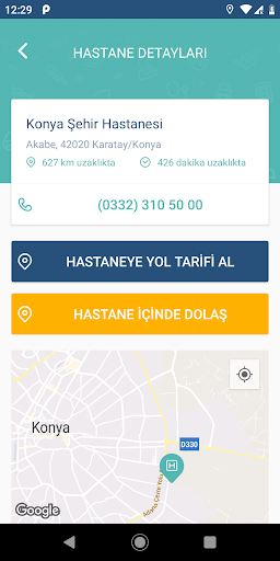 Konya Şehir Hastanesi ekran görüntüsü
