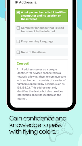 COBRA Practice Test ekran görüntüsü