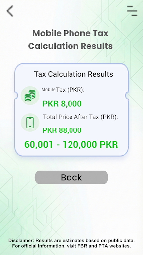 TanFon Tax Smart Calculator ekran görüntüsü