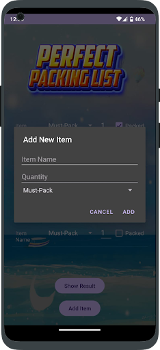 Perfect Packing List ekran görüntüsü