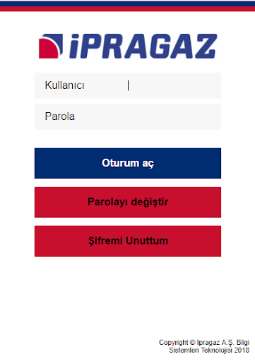 Bayi İpragaz A.Ş. ekran görüntüsü