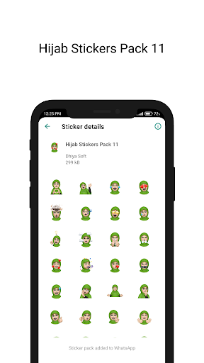 Hijab Memoji Stickers ekran görüntüsü
