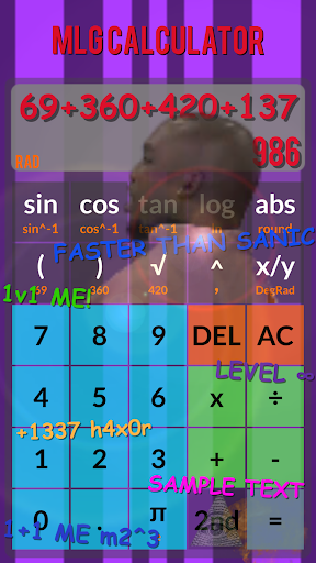 Calculator MLG ekran görüntüsü
