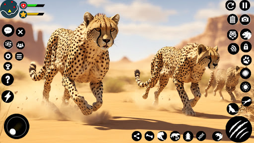 Vahşi Çita Aile Sim 3D ekran görüntüsü