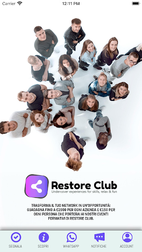 Restore Club Friends ekran görüntüsü