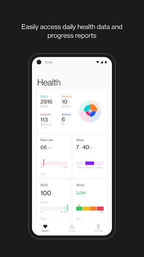 OnePlus Health ekran görüntüsü