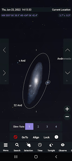 SkySafari 7 Pro ekran görüntüsü