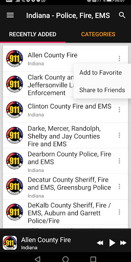 Police Scanner Radio - Indiana ekran görüntüsü