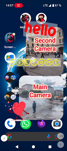 Screen Recorder Dual Camera ekran görüntüsü
