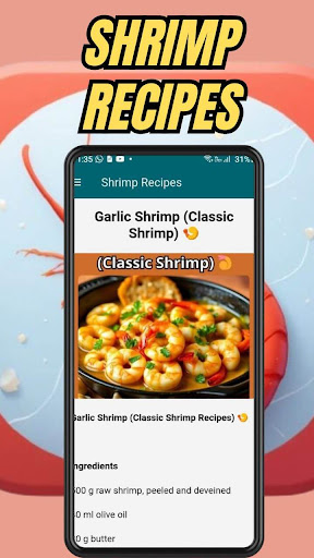 Shrimp Recipes ekran görüntüsü