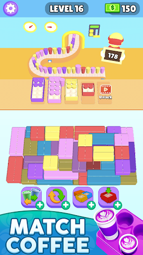 Coffee Mania: Cup Sort Puzzle ekran görüntüsü