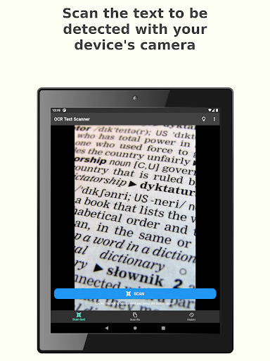OCR Text Scanner ekran görüntüsü