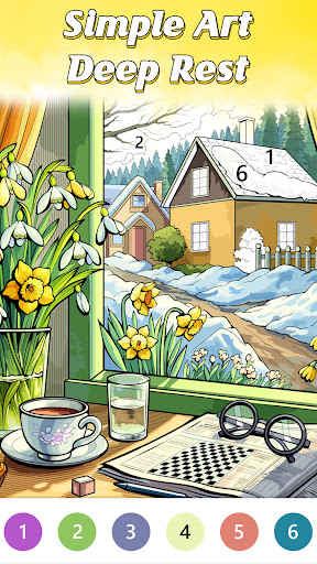 Slow Living Coloring Book ekran görüntüsü