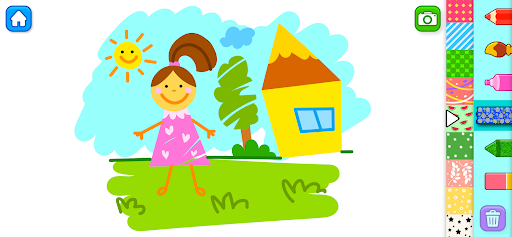 Kids Drawing & Coloring Game ekran görüntüsü