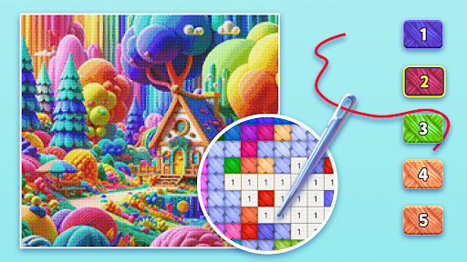 Kanaviçe işi: Cross Stitch ekran görüntüsü