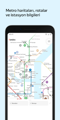 Yandex Metro ekran görüntüsü