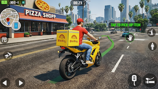 Pizza Delivery Games 3D ekran görüntüsü