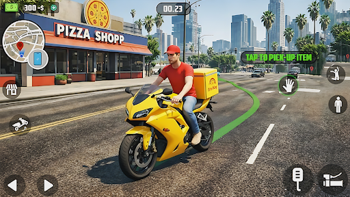 Pizza Delivery Games 3D ekran görüntüsü