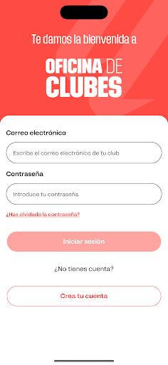 APP Oficina de Clubes ekran görüntüsü