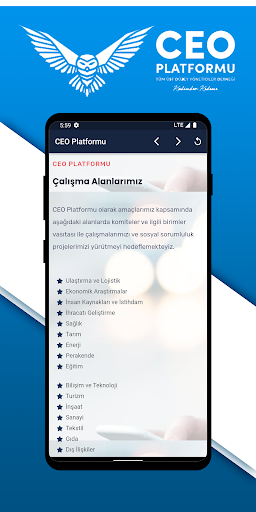 CEO Platformu ekran görüntüsü