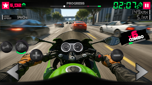 Traffic Rider 2: Moto Go ekran görüntüsü
