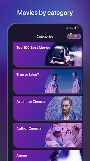Cinema Quiz: films & actors ekran görüntüsü