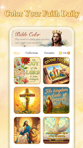 Bible Color Paint By Number ekran görüntüsü