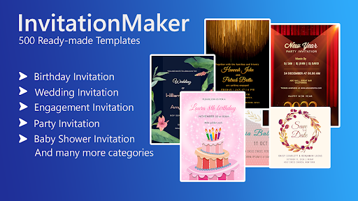Invitation card Maker, Design ekran görüntüsü