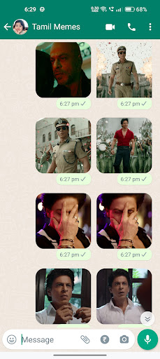 Jawan Animated Stickers ekran görüntüsü