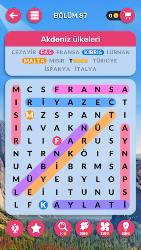 Dünya Kelime Bulmaca Oyunu ekran görüntüsü