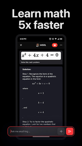 AI Math Solver Helper - Msol ekran görüntüsü