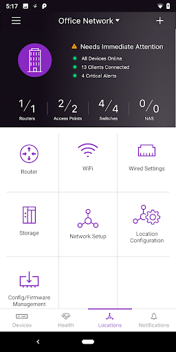 NETGEAR Insight ekran görüntüsü
