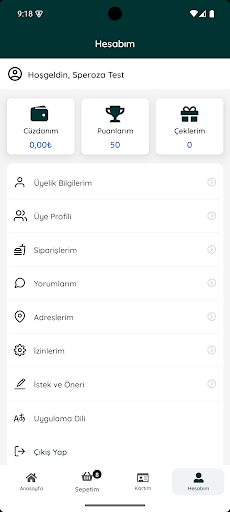 Speroza ekran görüntüsü