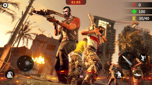 Zombie Trigger 3D Gun Shooter ekran görüntüsü