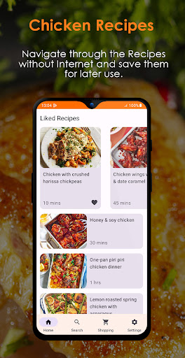 Chicken Recipes Offline ekran görüntüsü