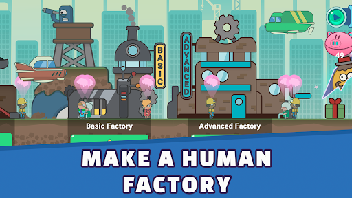 Idle Humans: Mining Game ekran görüntüsü