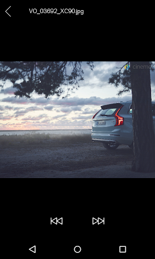 Volvo Cars Media Server ekran görüntüsü