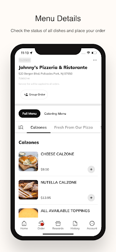 Johnny's Pizzeria Ristorante ekran görüntüsü