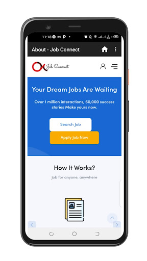 Job Connect ekran görüntüsü