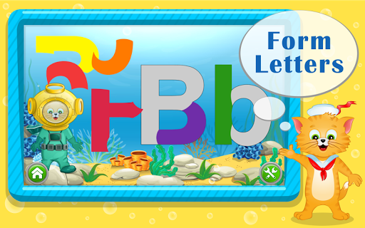 Learn Letters with Captain Cat ekran görüntüsü