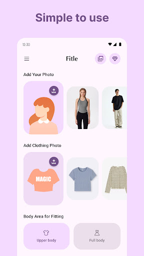 Fitle: Virtual Try-On Clothes ekran görüntüsü