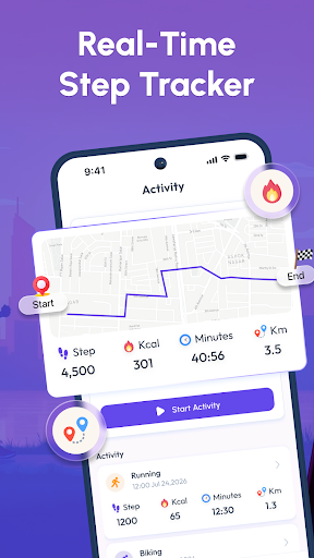 Walk Tracker - Daily Pedometer ekran görüntüsü
