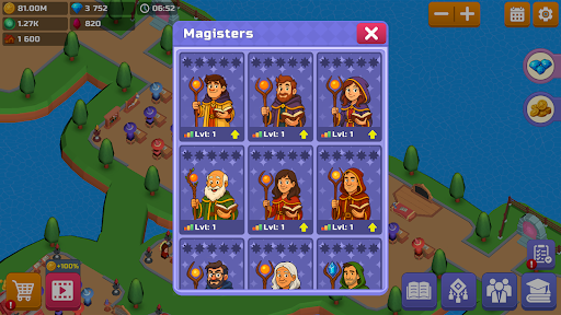 Idle Magic Academy Tycoon ekran görüntüsü