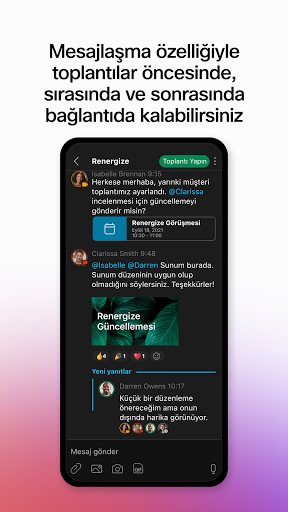 Webex Intune ekran görüntüsü