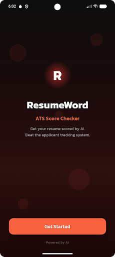 ResumeWord - ATS Score Checker ekran görüntüsü