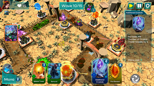 Magic of Destiny: Hero Card TD ekran görüntüsü