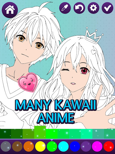 Anime Manga Coloring Book ekran görüntüsü